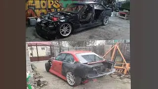 Восстановление купе. Подготовка седана на v8  к покраске .