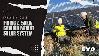 Fault Fining on a 50KW Ground Mount Solar Panel System