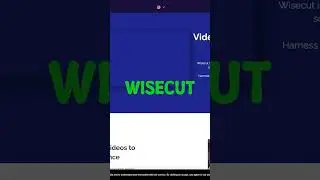 AI Tools - Wisecut #shorts