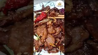 #food Жареная говядина в устричном соусе