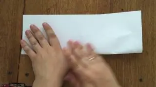Как сделать простой самолётик из бумаги, делаем вместе!