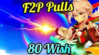 Genshin Impact Kazuha Pull | Kazuha Re-run Banner | Pulling Kazuha as Full F2P