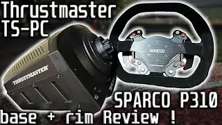 Thrustmaster TS-PC Racer TS-XW Review and SPARCO P310 Review in 2023 ASMR