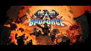 BROFORCE Прохождение На Русском#2 - Первый Босс