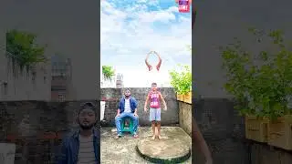Man eating food and boy catching body parts funny vfx magic 😄