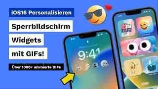 iOS 16 Sperrbildschirm-Widget mit GIFs personalisieren - Lively Widget Die beste iPhone Widget App
