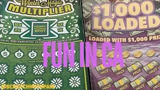 $1,000,000 Winter Magic Multipler‼️Loaded $1,000‼️ #lottery #scratching #like  #scratchcards