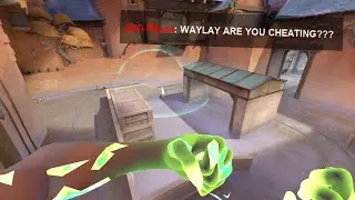 what the best one trick waylay in VALORANT looks like...