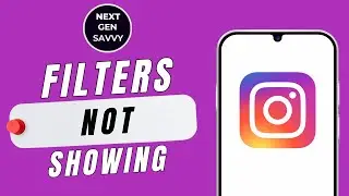 HOW TO FIX INSTAGRAM FILTERS NOT SHOWING