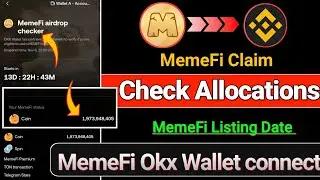 MemeFi allocation Check | MemeFi Claim | Memefi Airdrop  Eligibility Criteria | Memefi কত Coin পাবেন