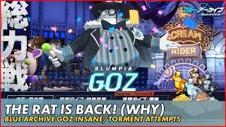 [Blue Archive JP] Goz Total Assault Insane/TORMENT Attempts