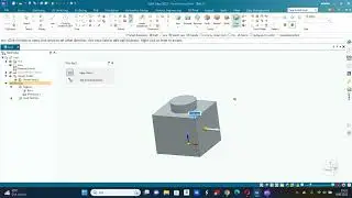 Solid Edge 2023 Eğitim Videoları-Senkron Parça Modelleme - 11- Thin Wall Komutu