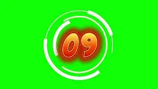 Green Screen : 15 Seconds Countdowns : No Copyrights