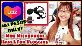 MINI MICROPHONE LAPEL FOR VLOGGING / 182 PESOS ONLY! WITH FREE GIFT / MGR PRODUCT REVIEW