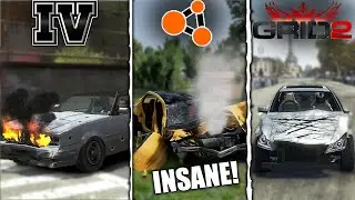 Ranking The MOST Realistic Car Damage in 15 different Games