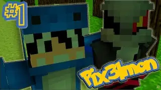 PIX3LMON Nueva serieeeee #1 NO PODRAS CREER LO QUE NOS PASO!!! con theglixer18/ Minecraft PIxelmon