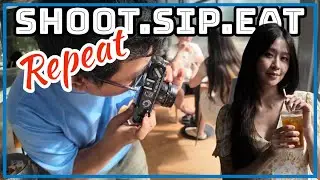 VLog 91:  Glasshopper - Sip, Eat before A Photoshoot