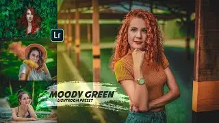 Lightroom Mobile Free DNG Preset - Free lightroom mobile Preset tutorial | Moody Green Preset