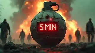 5 Minute Apocalypse Countdown Timer 🧟‍♂️ Zombie Sounds + Explosion + Alarm