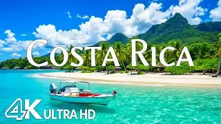 Summer in Costa Rica 4K 🌿Unspoiled Nature, Pacific Waves & Pura Vida Spirit with Relaxing Music