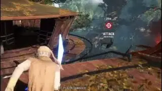 Star Wars Battlefront II: pushing noobs off the map on Kashyyyk