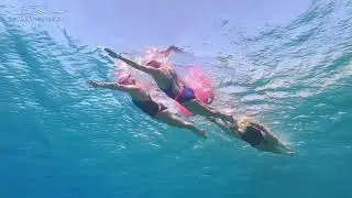 Open water drills - Trio drill 7 - The golden spot - Two in front, one in the back
