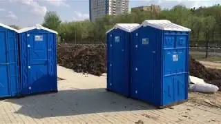 Туалетная кабина Универсал без бака с ровным полом