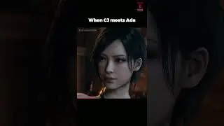 When CJ meets Ada - Resident Evil 4 Remake #residentevil #shorts