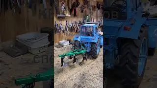 Трактор и его плуг ПЛН-3-35
