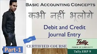 Tally Prime full course    | Basic Accounting Part-1 in hindi