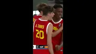 INSANE ENDING! 🤯🤯🤯  🇪🇸 Spain will fight for the gold in the #3x3U18!