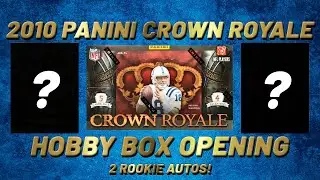 2010 Panini Football Crown Royale Hobby Box Opening! (Won in Giveaway!)