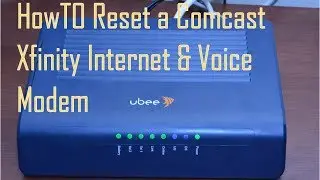 How to Reset Comcast Xfinity Internet & Voice Modem