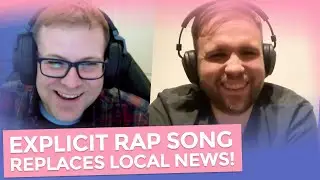 Explicit rap song replaces local news!