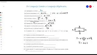 De Lenguaje común a Lenguaje Algebraico