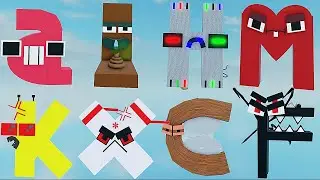 FIND the ALPHABET LORE MORPHS *How To Get ALL 54 NEW Morphs and Badges* Roblox
