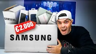 COMPREI UMA CAIXA MISTÉRIO da SAMSUNG 🎁