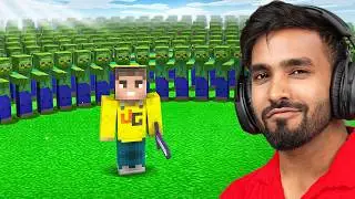 LEVEL 1 VS LEVEL 100 MINECRAFT WAVES