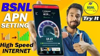 Bsnl 4G APN Settings 2024 - Bsnl Network Problem / Bsnl net speed badhaye/ Bsnl Internet not working