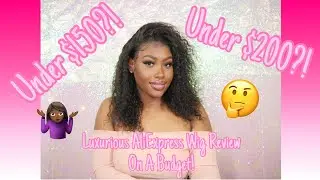 It’s Giving SCALP and under $150.. Luxurious AliExpress Wig Review
