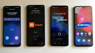 Samsung Galaxy A22 5G vs A02s vs Tecno Spark 9 Pro vs Xiaomi Redmi 12C Incoming Calls