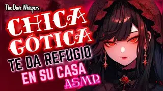 Conmigo estarás seguro 🥀 ~Chica Gótica te da Refugio en su Casa 🌹 ~ASMR Roleplay Anime
