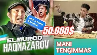 ELMUROD HAQNAZAROV ACHCHIQ GAPLAR GAPIRDI.
