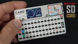 Install firmware from an SD card on M5Cardputer, plus a free mini car dashboard example.