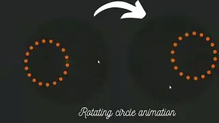 Best Rotating Circle illusion animation css only ||  Css tutorial