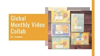Embossing Resist Technique - Juli - Global Monthly Video Hop