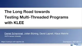 The Long Road towards Testing Multi-Threaded Programs with KLEE
