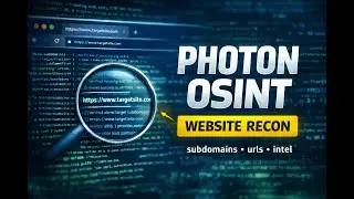 PHOTON Tool Explained 🔍 | Advanced OSINT & Web Recon in Kali Linux (Live Demo)