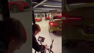 Испугалась выхлопа BMW M8😱 