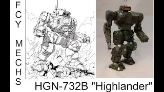 Mal's Unboxing: HGN-732B Highlander Battlemech in 1/60